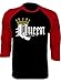 King and Queen Shirts Couple Matching Raglan 3/4 Sleeve T-Shirt for HIS & HER