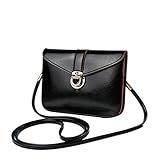 Outtop MINI Messenger Bag Cross Body Hobo Handbag Tote Bags for Women Girl (Black)