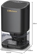 Belaco 1000ml Portable Dehumidifier Damp Mould Moisture Home Quiet Air Dryer view 10