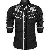 SALVAJE OESTE Chemise de cow-boy occidental brodée Tunisia