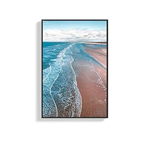 Framed Canvas Wall Art for Living Room, Bedroom Seaside Canvas Prints for Home Decoration Ready to Hang - 16x24 inches