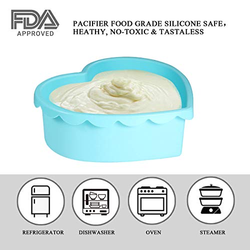 Heart-shaped Cake Pan Silicone Chocolate Baking Pan 10 inch Bundt Pan Nonstick DIY Cake Mold, Best Valentine's Gift