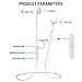 Bluetooth Earbuds, Bilishop Wireless Headphone With Microphone Bluetooth Earbud With Mic for iPhone 7 7 Plus 6S 6S Plus and Samsung Galaxy S7 S8 and Android Phones Earphone Earbud.