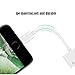 Lightning Adapter Splitter,Seekermaker 2 in 1 Charger And Lightning to 3.5 mm Headphone Jack Adapter Splitter For iphone x 8 8plus 7 7plus 6 6s 6plus 5 5s SE