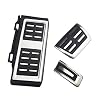 WUZ Store Roestvrijstalen pedaalhoes geschikt voor Skoda Kamiq Combi Scala Octavia Rapid Superb Karoq 2017 2018 2019…
