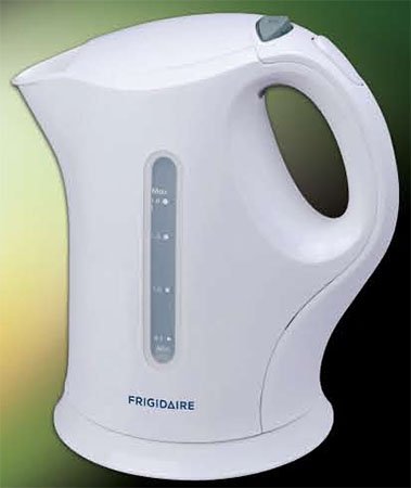 Click Here to See More Images Frigidaire FD2126 1.8 LITER Cordless Kettle 220-240 VOLT, OVERSEAS USE ONLY, WILL NOT WORK IN THE US