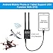 SKYDROID FPV Receiver 5.8G 150CH OTG FPV Receiver Double Antenna 2dBi RP-SMA Male Black for Smart Android Phone PC Monitor