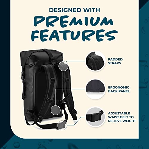 Earth Pak Waterproof Backpack 35L / 55L / 85L Heavy Duty RollTop