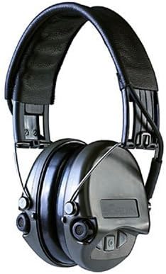 MSA Sordin Supreme Pro X - Premium Edition - Electronic Earmuff with black headband, black cups and gel seals fitted by Sordin