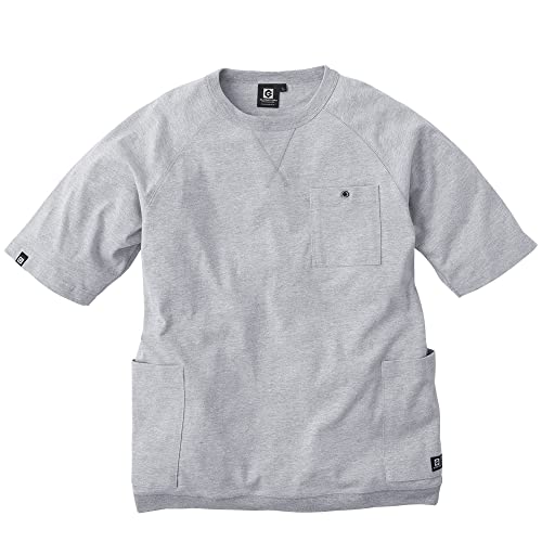 [CO-COS] G-947 5ポケット半袖Tシャツ モクグレー SS