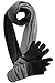 Knit Ombre Texting Gloves & Scarf Set