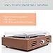 Lauson JTF535 Vinyl Record Player with Speakers | Stereo Turntable 3-Speed | Vintage Style | Vinyl to MP3 Recording | RCA (Vintage Oak)thumb 1