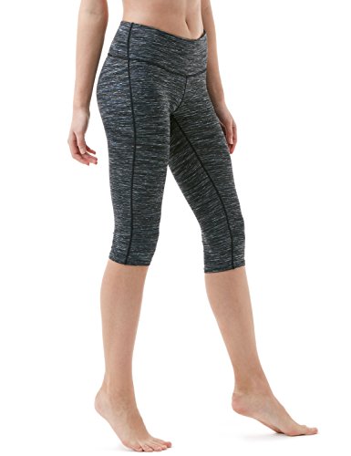 TM-FYP21-SDC_Small Tesla Yoga 17"Capri Mid-Waist Pants w Hidden Pocket FYP21
