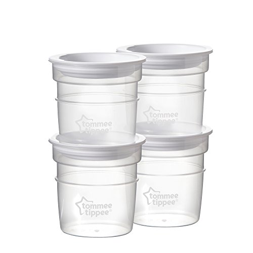 Closer To Nature Milk Storage Pots x 4 by Tommee Tippee