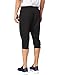 BALEAF Men's 3/4 Workout Joggers Capri Pants Running Training Side Pockets Black Size M