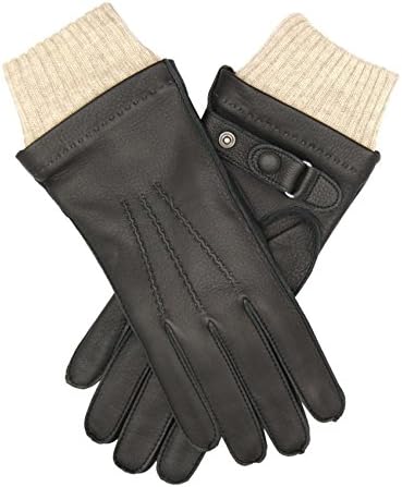 Fratelli Orsini Men's Italian Deerskin Leather Gloves with Cashmere Liner