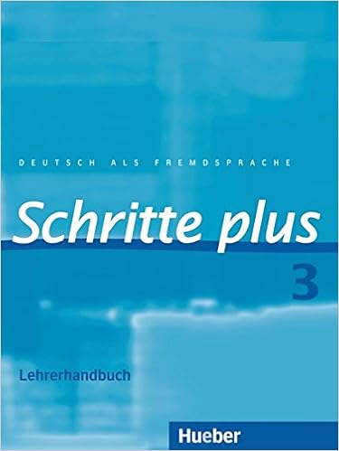 Schritte Plus 3 Lehrerhandbuch Schrplus German Edition Kalender Susanne Klimaszyk Petra 9783190519132 Amazon Com Books