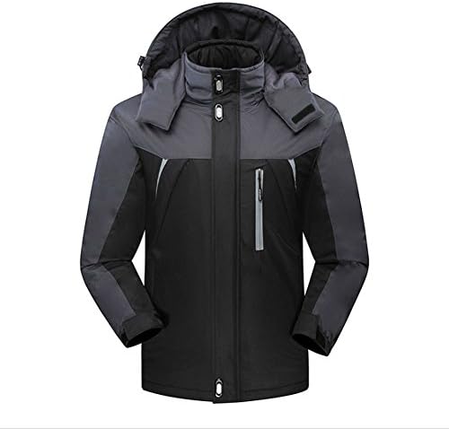 SANSHUREN Men Jacket Men's Mountain Waterproof Windproof Fleece Ski Jacket Snow Jacket Waterproof Ski Jacket
