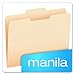 Pendaflex File Folders, Letter Size, Manila, 1/3 Cut, 100/BX (752 1/3-2)