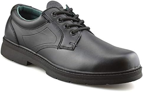 Ezywalkin Mens Leather Smart Casual Comfort Lace Up Work Office Formal Derby Shoes