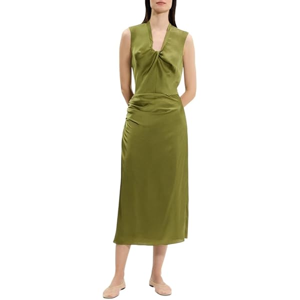 halter neck dress yellow Yellow Ariana Plunge Halter Dress main image 0