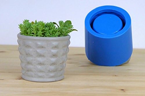 Silicone concrete planter mold