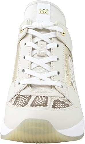 georgie embossed leather trainer