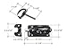 Whitcomb Barn Door Latch for Swinging Door with D-Handle (1)