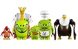 LEGO Minfigures: Angry Birds - Red, Mighty Eagle, King Pig, Chef Pig and Foreman from 75826. No Packaging.
