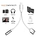 [Upgrade] Iphone 7 / 7 plus Adapter, Compatible IOS 10.3, ATool 2 in 1 Lightning adapter and Charger,Lightning to 3.5mm Audio Earphone Jack Cable - No Calling Function and Music Control (Silver)