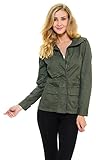 YourStyle Versatile Military Lightweight Anorak Drawstring Parka Jacket(S-3XL)
