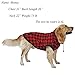 PAWZ Road Large Dog Plaid Shirt Coat Hoodie Pet Winter Clothes Warm and Soft Red 3XL