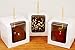 Candy Apple Boxes with Sticks and Parchment Squares. 4x4x4 Caramel or Candied Apple Gift Boxes with Clear Window. Packaging Set Includes 10 Boxes, Sticks & Parchment Squares.