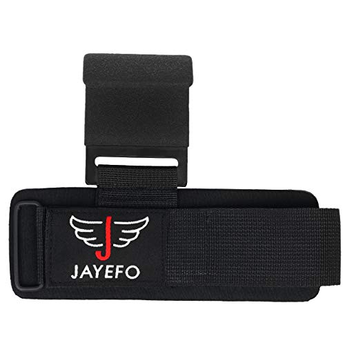 Jayefo Power Weight Lifting Training Wrist Support Hook BAR Straps Fitness Bars - Thumbnail 5