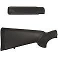 Hogue OverMolded Rubber Shotgun Stock & Forend Kit for Mossberg 500, 590A1, 510 Mini, Maverick 88 (12 Gauge), Black - 05012