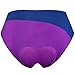 NOOYME Women Bike Underwear Gel 3D Padded Printed Design Bicycle Briefs Cycling Underwear Shorts (Medium, Purple-Blue)thumb 2