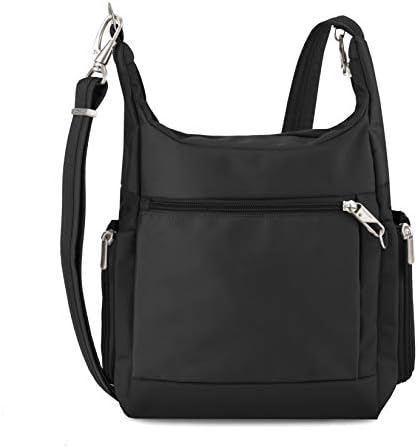 Travelon Anti-Theft Classic Messenger Bag, Black, One Size 8 Travelon Anti-Theft Classic Messenger Bag, Black, One Size