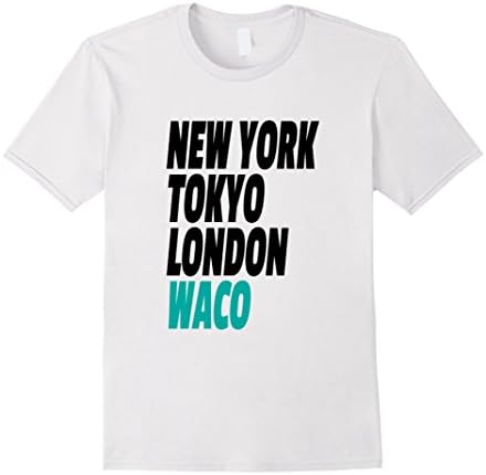 Mens Waco Hometown T-shirt Medium White