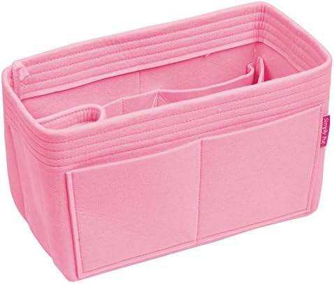 Handbag Organizer, Purse Organizer, Insert, Liner, Felt Structure Shaper X-Large, Extra Large, Pink