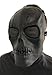 CS Protective Mask Halloween Airsoft Paintball Full Face Skull Skeleton Mask (Black)