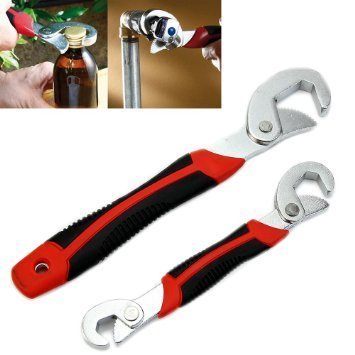 Homeproducts4U Multipurpose Yajun Wrench - Pack of 2-9Mm to 32 Mm Works Like Snap N Grip-Red