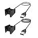 Fitbit Charge 2 Charger, BeneStellar 2-Pack 3.3ft/1m + 1.8ft/55cm Replacement Charging Cable for Fitbit Charge 2 (2-Pack 3.3ft+1.8ft)