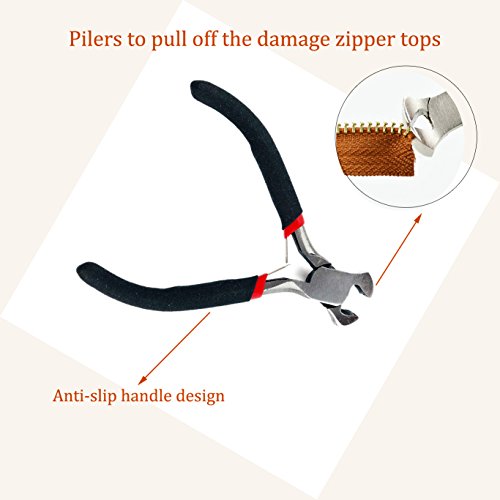 DmHirmg Zipper Repair Kit Pliers Tool to Replacement Zipper,Hand Fix A Zipper Tool by DmHirmg