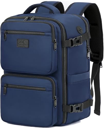 LYNXCHER Airplane Cabin Travel Backpack for Ryanair Easyjet Men Women Backpack Hand Travel Bag, dark blue