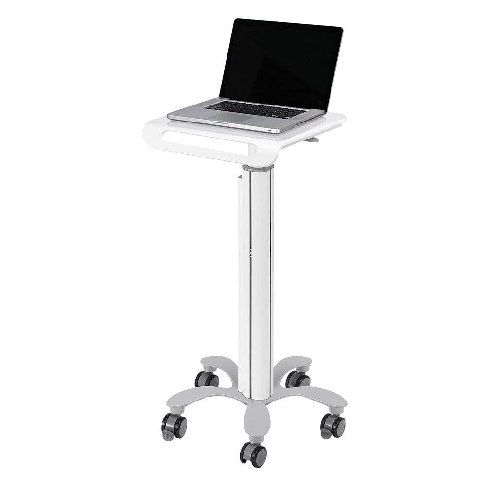 NewStar MED-M050 Mobile Laptop Cart, Height 80-105cm (manual) - White