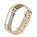 bayite Replacement Leather Watch Bands for Fitbit Alta Gold