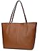 Ilishop Women's New Fashion Handbag Genuine Leather Shoulder Bags Tote Bags Hot Sale (Brown)