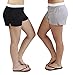 Jerzees Juniors Pack of 2 Womens Gym/Running/Yoga/Cheer Shorts