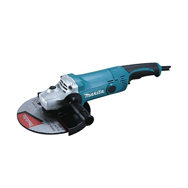 Makita GA9050R Winkelschleifer 230 mm, 2.000 W, Schwarz, Cyan, Silber, (L x B x H) 455 x 250 x 132 mm – Bild 3