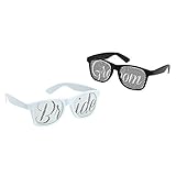 Wedding Bride and Groom Sunglasses Set
